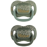 Силиконовая симметричная пустышка Canpol babies Mountains, 18+ месяцев, 2 шт., зеленый (34/932_gre) - Pampik