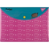 Папка-конверт YES Pusheen B5, на кнопке (492226) - Pampik