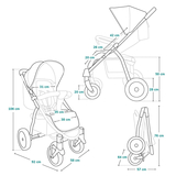 Прогулянкова коляска Lionelo Annet Plus Beige Sand - Pampik - 24