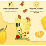 Натуральные снеки для детей Bob Snail Яблоко и груша, 40 г - Pampik - 2