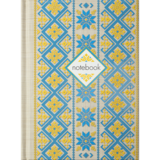 Блокнот Buromax Ethno А-6, 64 листа, бирюзовый (BM.24614104-06) - Pampik