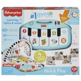 Килимок-ігровий центр Fisher-Price Натискай та грай з технологією Smart Stages блакитний (HRB13) - Pampik - 3