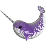 Збірна 3Д модель Eugy Зоопарк Нарвал (XEG-033) - Pampik