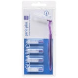 Набір міжзубних щіток Curaprox CPS 408, 5 шт. + тримач UHS 451 - Pampik