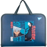 Папка-портфель Yes Anime FC на молнии, с тканевыми ручками (492247) - Pampik