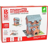 Конструктор з мініцеглинок Strateg Blocky Дім на скелі 463 елементів (31017) - Pampik