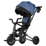 Велосипед складаний триколісний дитячий Qplay Nova Niello Blue (S700-12Nova+EvaBlue) - Pampik