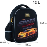 Рюкзак GoPack Education напівкаркасний GO24-165S-3 Speed Hunter - Pampik - 3