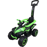 Машинка-каталка с толкателем Bambi M 5782EL-5 зеленая (35408) - Pampik