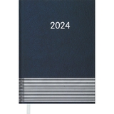 Ежедневник датированный Buromax Parallel 2024 A5 синий (BM.2107-02) - Pampik