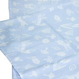 Багаторазова класична пелюшка Еко Пупс Лісові тваринки 100x75 см блакитна - Pampik - 2