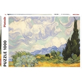 Пазл Piatnik Пшеничне поле з кипарисом Вінсент ван Гог, 1000 елементів (PT-539145) - Pampik