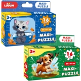 Набір настільних ігор Ludum 2 в 1 Котик 1 + Песик 1 максі-пазли (ME5032-09) - Pampik