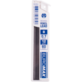 Стрижні для механічних олівців Buromax В 0.7 мм 12 шт. (BM.8664) - Pampik