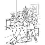 Розмальовка 1 Вересня Barbie 8, 12 сторінок (742804) - Pampik - 3