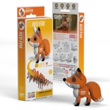 Збірна 3Д модель Eugy Зоопарк Червона лисиця (XEG-072) - Pampik - 5