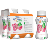 Ентеральне харчування Nestle Health Science Resource 2.0+Fibre зі смаком полуниці, 4 шт. по 200 мл - Pampik