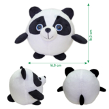 Іграшка м'яконабивна Macik Круглик Панда, 18 см (МС 080501-13) - Pampik - 2