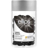 Вітаміни для волосся Ellips Hair Vitamin Shiny Black з Kemeri & Aloe Vera Oil Нічне сяйво 50 мл (50 шт. х 1 мл) - Pampik