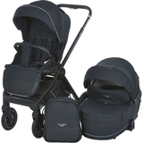 Коляска универсальная 2 в 1 El Camino ERA ME 1100 Black Night (26303) - Pampik