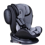 Автокресло Bertoni (Lorelli) Aviator Isofix 0-36 кг Black/Light Grey серое (AVIATOR b/l.grey) - Pampik