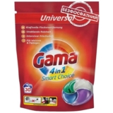 Капсулы для стирки Gama 4 в 1 универсальные, 30 шт. - Pampik