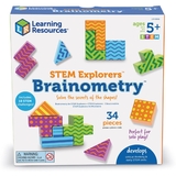 Навчальний ігровий набір Learning Resources STEM Explorers Brainometry Кольорова геометрія (LER9306) - Pampik - 4