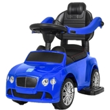 Машинка-каталка с толкателем Bambi M 3901L-4 синяя - Pampik