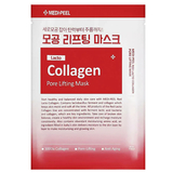 Тканевая лифтинг-маска Medi Peel Red Lacto Collagen Pore Lifting Mask для сужения пор, с коллагеном, 30 мл - Pampik