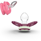 Пустышка ортодонтична Dentistar для девочки, от 6 месяцев, 2 шт. (3960004) - Pampik - 3