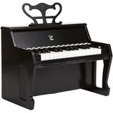 Детское пианино Hape 25 клавиш с подсветкой черное (E0627) - Pampik