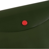 Папка-конверт Yes Fusion А6 на кнопці, темно-зелена (492269) - Pampik - 2