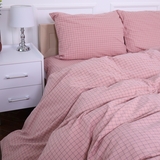 Простыня MirSon на резинке 40-0010 "Agatha" 70*130 см розовая (2200009011719) - Pampik - 4