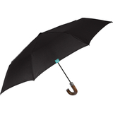 Парасолька Perletti Time складана автоматична чорна (26016) - Pampik