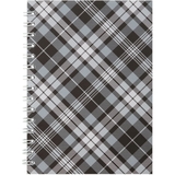 Тетрадь Buromax Shotlandka на пружине А6, 48 листов серая (BM.2592-09) - Pampik