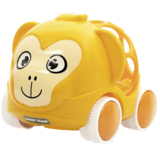Игрушка-погремушка Baby Team Машинка-обезьянка (8412) - Pampik - 3