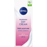 Питательный дневной крем Nivea SPF 15 Интенсивное увлажнение 24 часа для сухой и чувствительной кожи 50 мл - Pampik - 3
