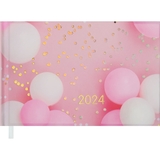 Еженедельник датирован Buromax Only 2024 розовый (BM.2811-10) - Pampik