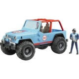 Іграшкова машинка Bruder Автомобіль Jeep Cross country Racer з фігуркою гонщика 1:16 (02541) - Pampik