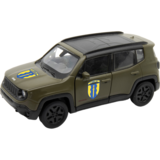 Автомодель TechnoDrive Шевроны Героев Jeep Renegade Trailhawk - Айдар (250351W) - Pampik