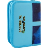 Пенал Yes UFO HP-04 твердый, одинарный с двумя клапанами, синий (533594) - Pampik - 6