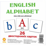 Карточки мини Зірка Английский алфавит 26 шт. 11х11 см (289183) - Pampik