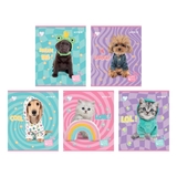 Набор тетрадей Kite Studio Pets А5 в линейку 24 листа 20 шт. (SP24-239) - Pampik