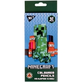 Карандаши цветные Yes Minecraft,12 шт. (290701) - Pampik