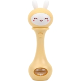 Погремушка-грызунок Beiens Зайчик музыкальный, желтый (YZ02yellow) - Pampik