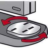 Степлер настільний Maped Advanced Metal №24/6, 26/6, 25 аркушів білий металік (MP.354513) - Pampik - 3