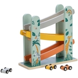 Деревянный мини-гараж с автомобилями FreeON (80654) - Pampik