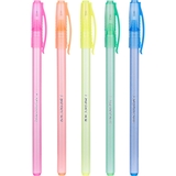 Ручка шариковая 1 Вересня D'Fine Pearl синие чернила упаковка 30 шт. (411080) - Pampik - 2