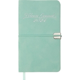 Еженедельник датирован Buromax Velour 2024 153х85 мм мятный (BM.2891-38) - Pampik