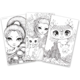 Набір для творчості Nebulous Stars Розмальовка з водою, білі аркуші Візьми в дорогу (11452) - Pampik - 6